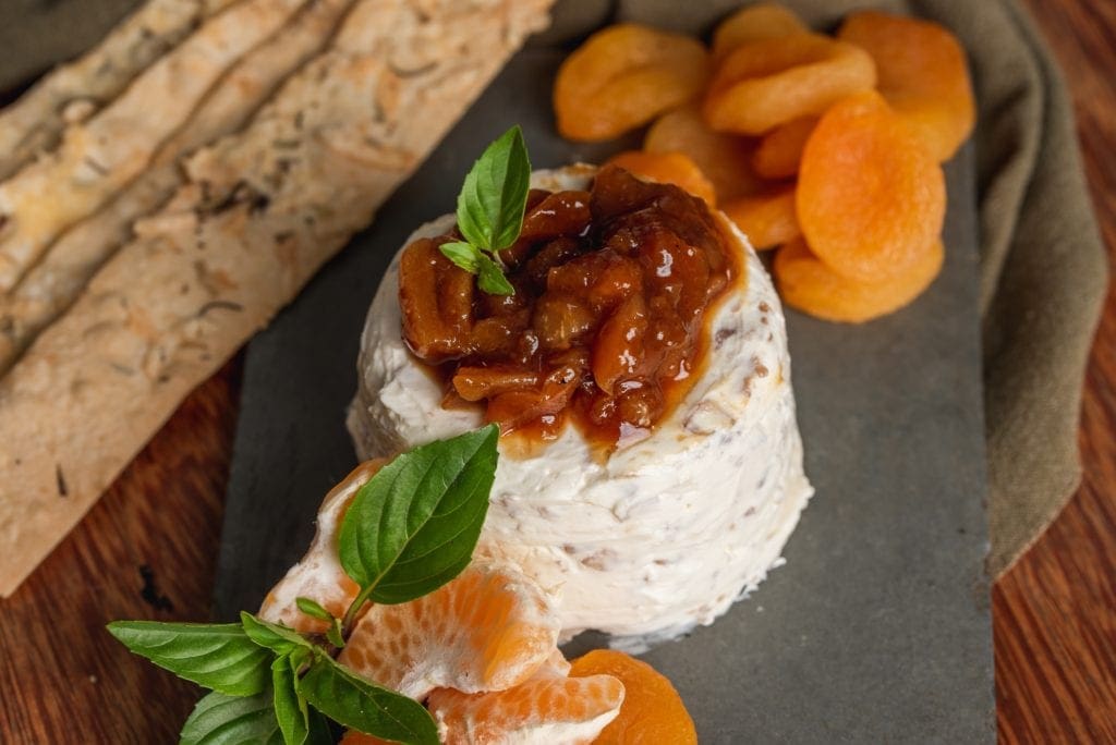 Terrine de Queijo com Geléia de Frutas Gastronomia Rossetti